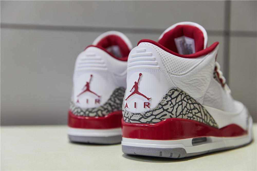 Pk God air jordan 3 retro Cardinal Red retail materials ready to ship